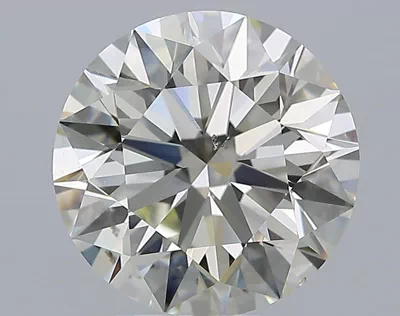 4.01ct K SI1 Excellent Cut Round Diamond
