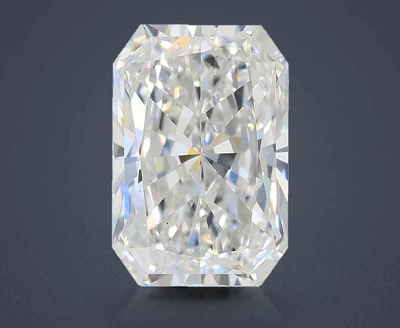 2.55ct F VS2 Rare Carat Ideal Cut Radiant Lab Grown Diamond