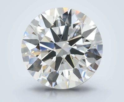 3.71ct D FL Rare Carat Ideal Cut Round Lab Grown Diamond
