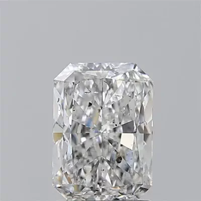 2.06ct E SI2 Rare Carat Ideal Cut Radiant Diamond
