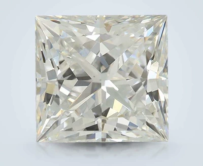 3.92ct F VS1 Rare Carat Ideal Cut Princess Lab Grown Diamond