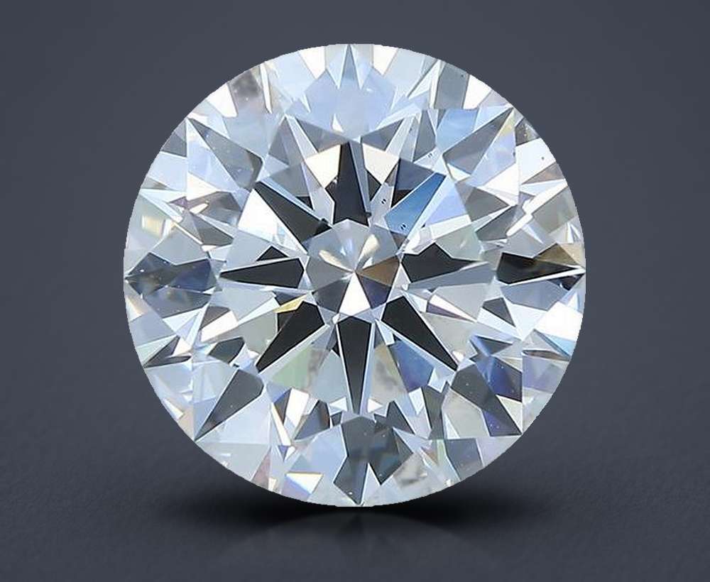 5.08ct F VS2 Rare Carat Ideal Cut Round Lab Grown Diamond