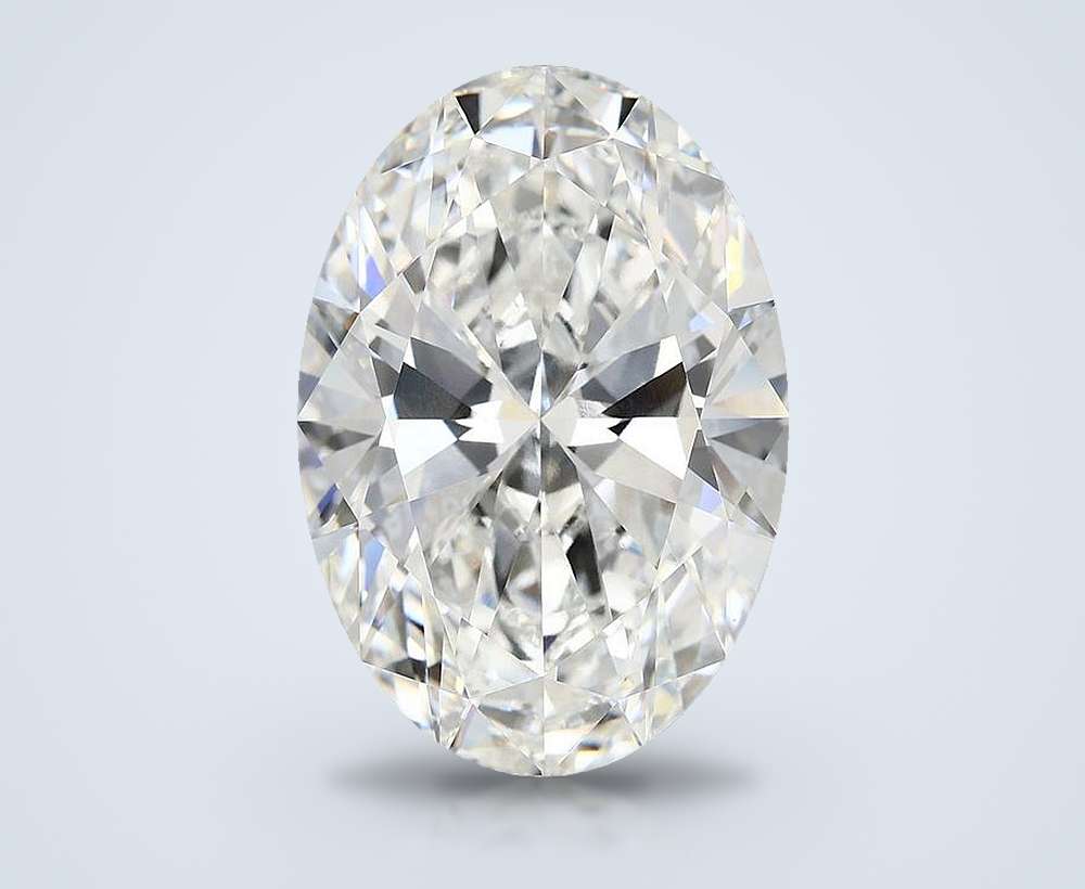 11.90ct F VVS2 Rare Carat Ideal Cut Oval Lab Grown Diamond
