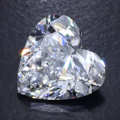 20.11ct D VS1 Rare Carat Ideal Cut Heart Lab Grown Diamond