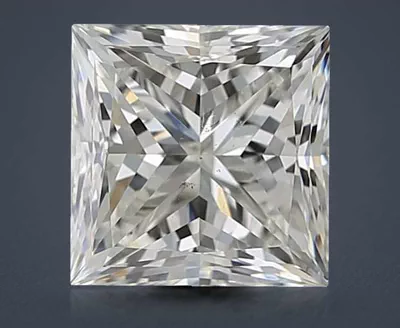 2.21ct I SI1 Rare Carat Ideal Cut Princess Diamond