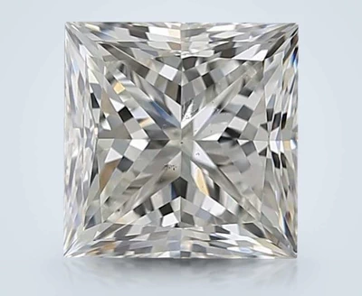 2.21ct I SI1 Rare Carat Ideal Cut Princess Diamond