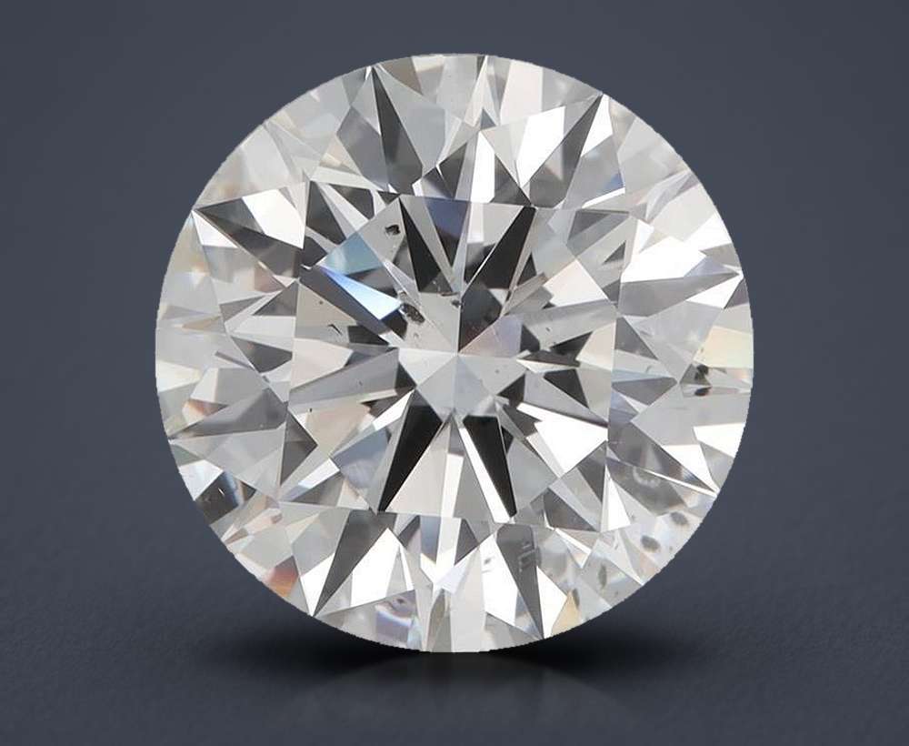 7.75ct H SI1 Rare Carat Ideal Cut Round Diamond