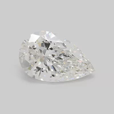 9.56ct E VVS2 Rare Carat Ideal Cut Pear Lab Grown Diamond