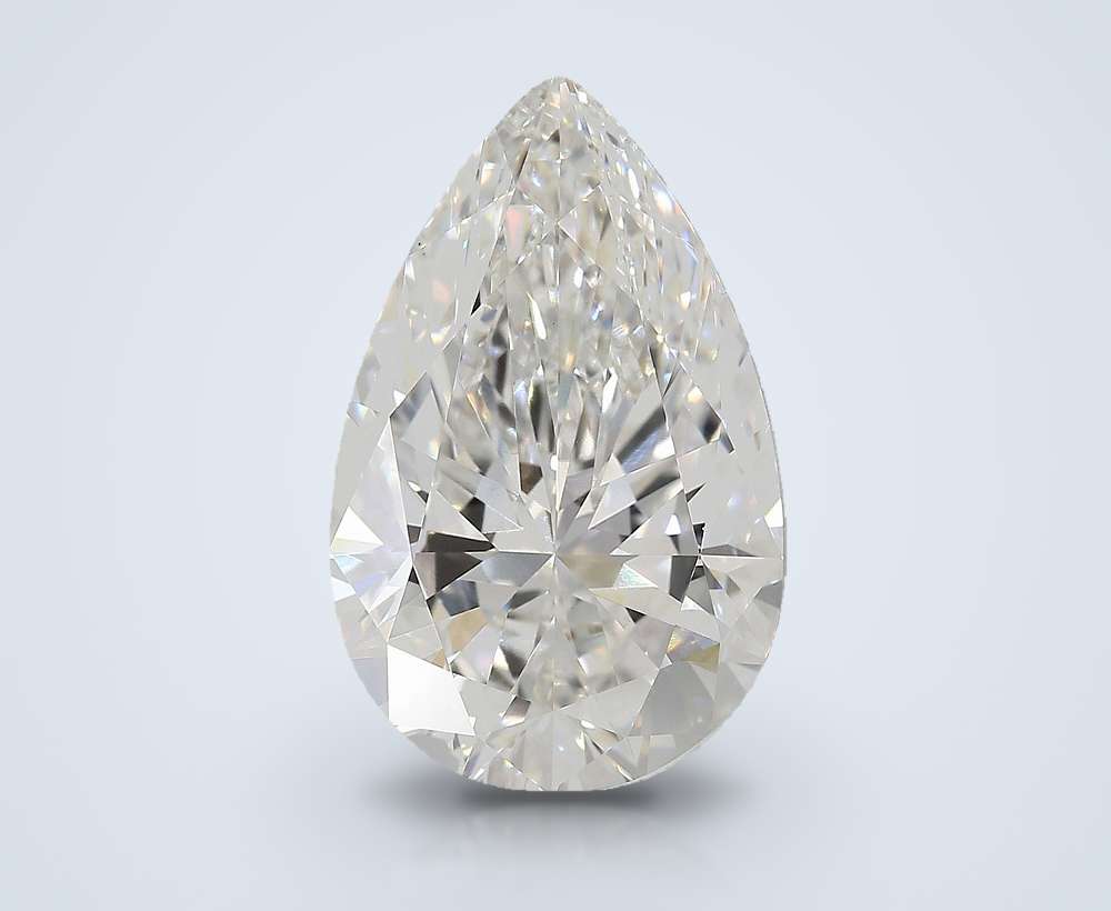 9.56ct E VVS2 Rare Carat Ideal Cut Pear Lab Grown Diamond