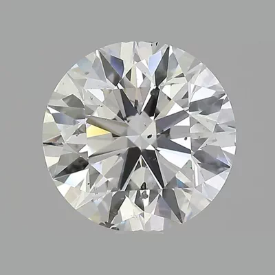 3.04ct D SI2 Rare Carat Ideal Cut Round Diamond