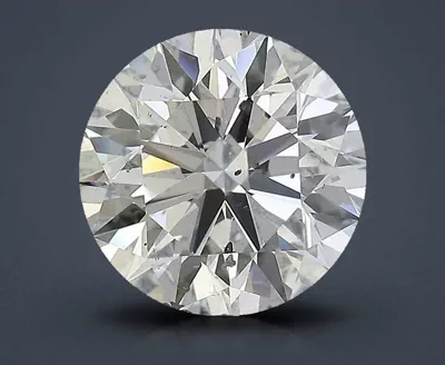3.04ct D SI2 Rare Carat Ideal Cut Round Diamond