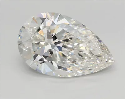 2.40ct F VVS2 Rare Carat Ideal Cut Pear Lab Grown Diamond