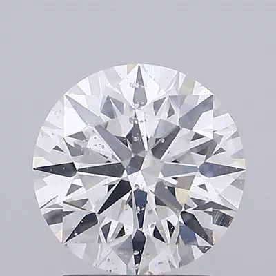 2.02ct E SI2 Rare Carat Ideal Cut Round Diamond