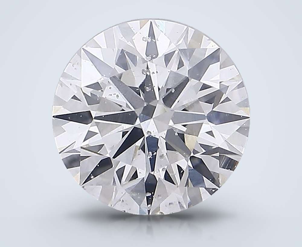 2.02ct E SI2 Rare Carat Ideal Cut Round Diamond