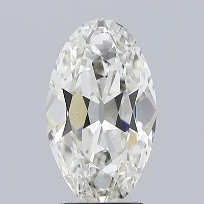 2.80ct H VS2 Rare Carat Ideal Cut Oval Lab Grown Diamond