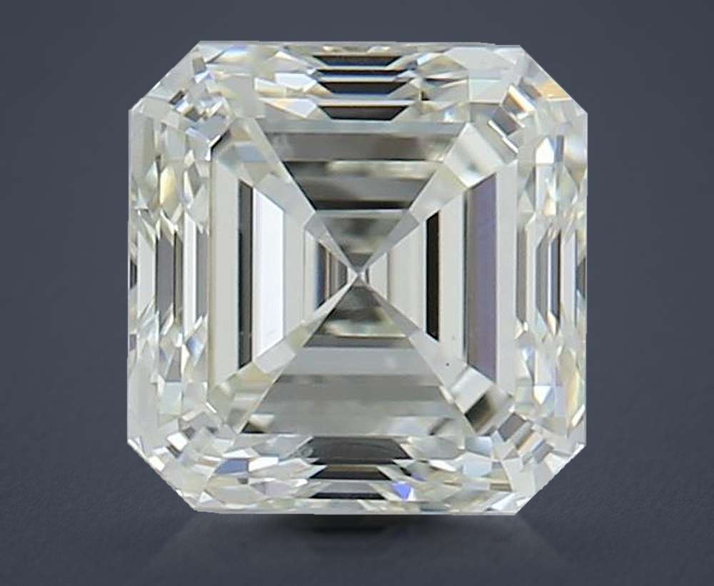0.90ct K SI1 Very Good Cut Asscher Diamond