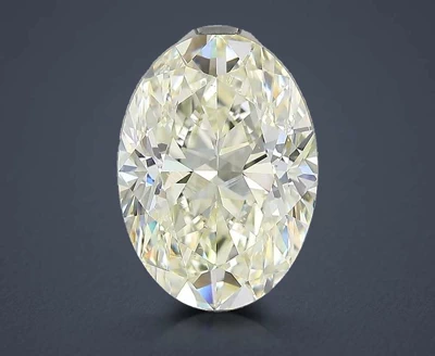 4.03ct K SI1 Rare Carat Ideal Cut Oval Diamond