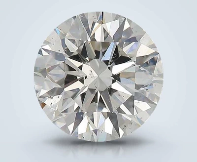 3.02ct E SI2 Rare Carat Ideal Cut Round Diamond