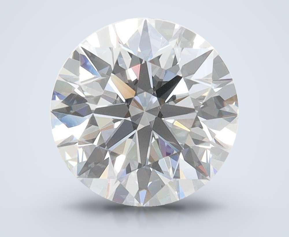 2.07ct D VVS1 Rare Carat Ideal Cut Round Lab Grown Diamond