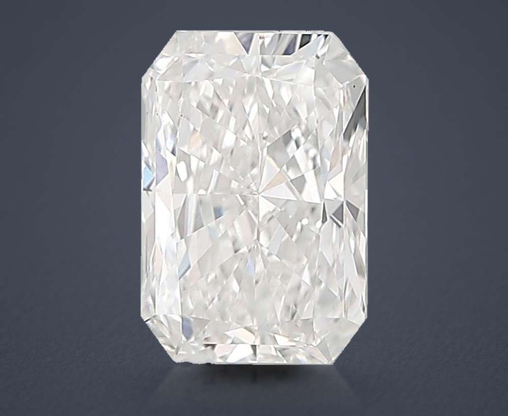 4.05ct F VS1 Rare Carat Ideal Cut Radiant Lab Grown Diamond