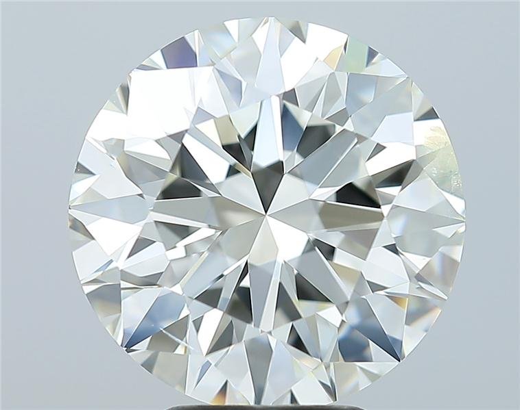 5.03ct J SI2 Rare Carat Ideal Cut Round Diamond