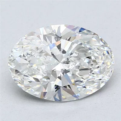 2.04ct E VS1 Rare Carat Ideal Cut Oval Lab Grown Diamond
