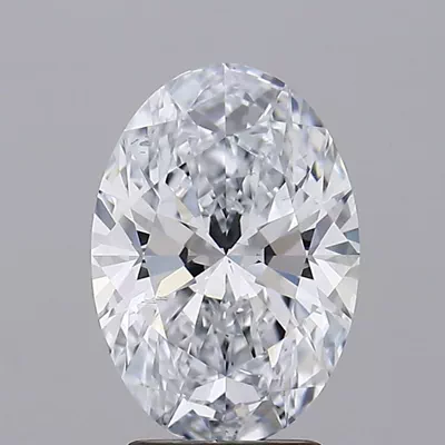 3.01ct G SI1 Rare Carat Ideal Cut Oval Lab Grown Diamond