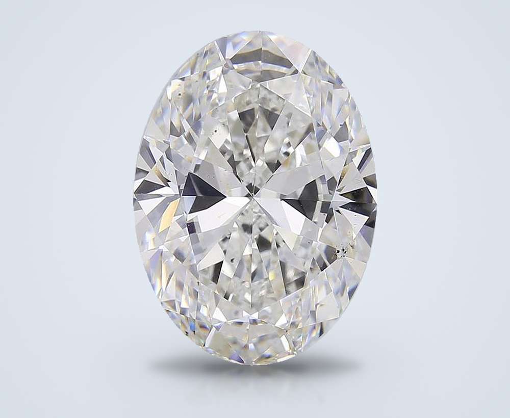 15.02ct F VS2 Rare Carat Ideal Cut Oval Lab Grown Diamond