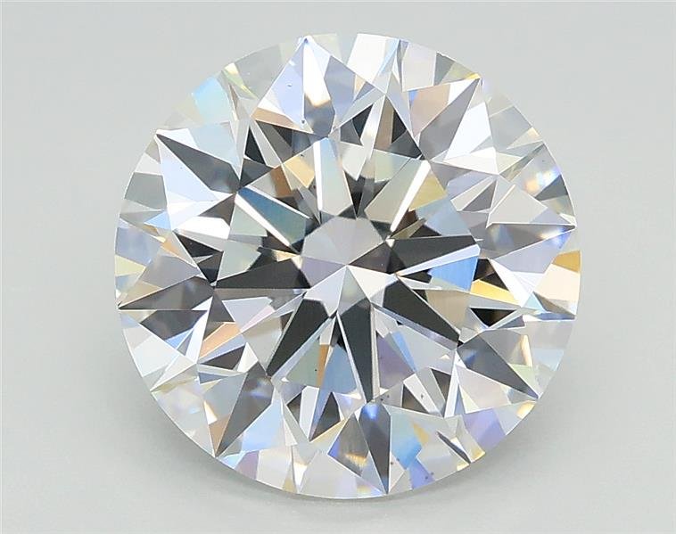 3.01ct E VS2 Rare Carat Ideal Cut Round Lab Grown Diamond