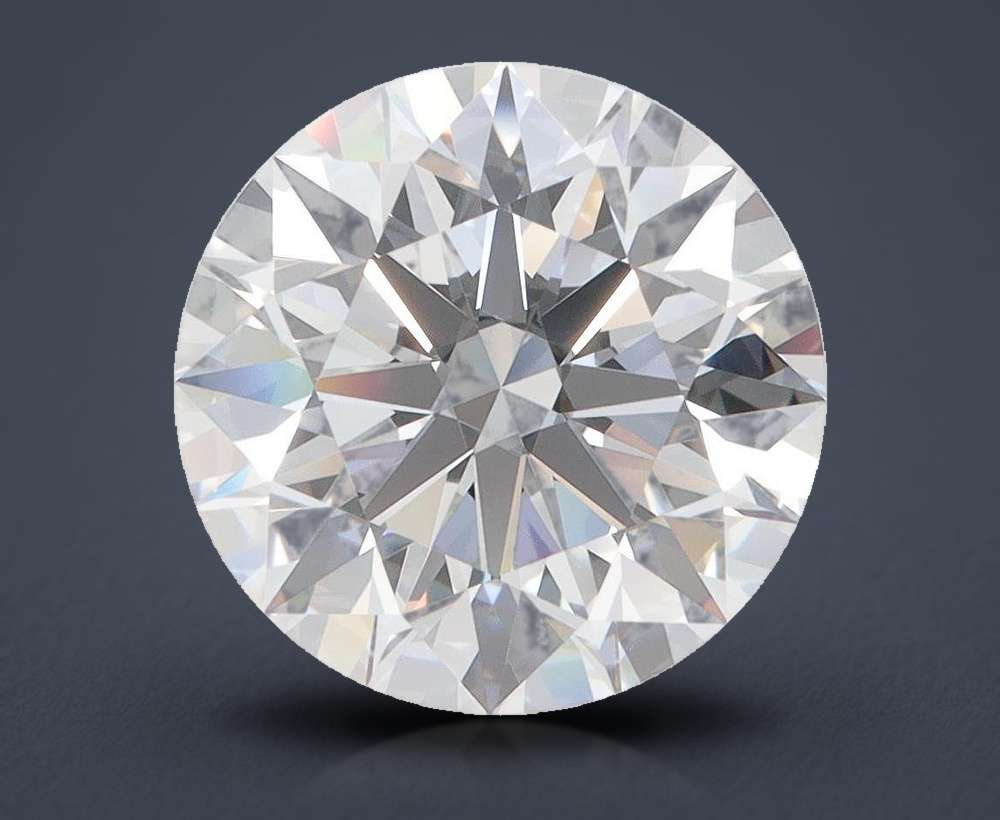 4.09ct D FL Rare Carat Ideal Cut Round Lab Grown Diamond