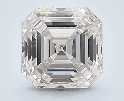 1.56ct D VS2 Rare Carat Ideal Cut Asscher Lab Grown Diamond