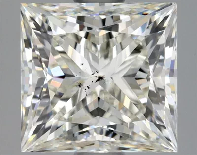 1.70ct J SI2 Rare Carat Ideal Cut Princess Diamond