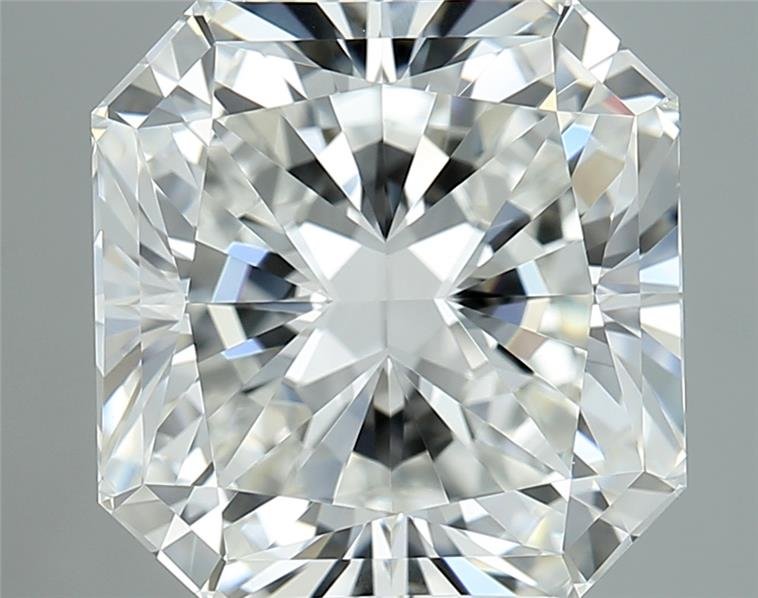 4.62ct G VVS2 Rare Carat Ideal Cut Radiant Diamond