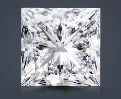 5.06ct E VS2 Rare Carat Ideal Cut Princess Lab Grown Diamond