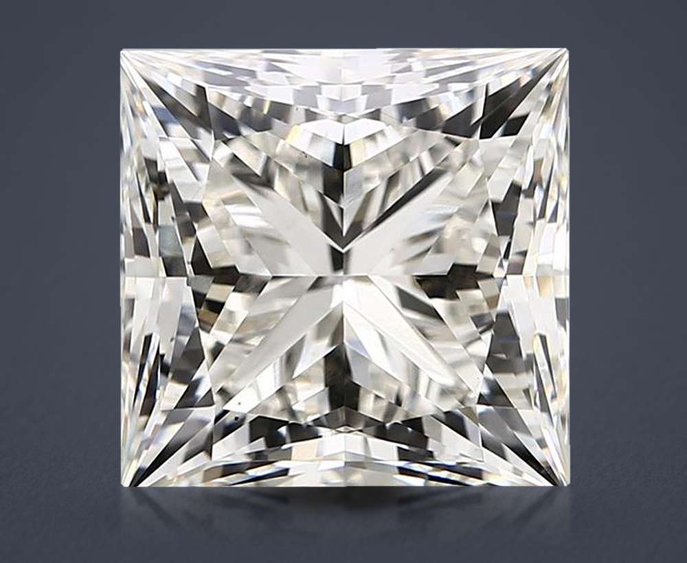 9.01ct H VS1 Rare Carat Ideal Cut Princess Lab Grown Diamond