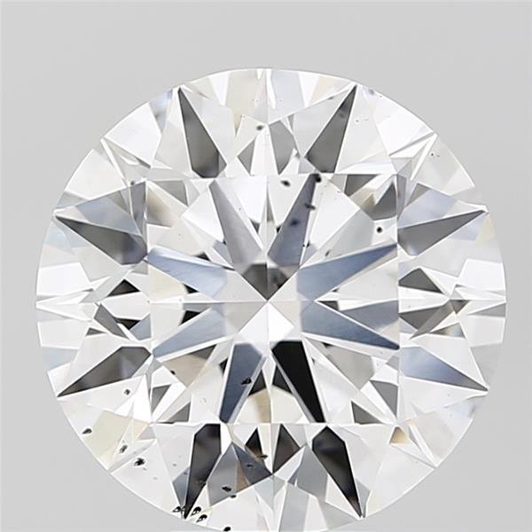 6.02ct F SI1 Ideal Cut Round Lab Grown Diamond