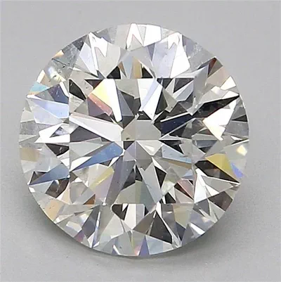 2.55ct I SI2 Rare Carat Ideal Cut Round Diamond