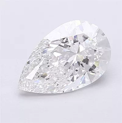 1.03ct D SI1 Rare Carat Ideal Cut Pear Lab Grown Diamond