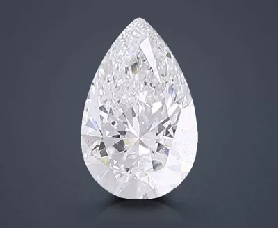 1.03ct D SI1 Rare Carat Ideal Cut Pear Lab Grown Diamond