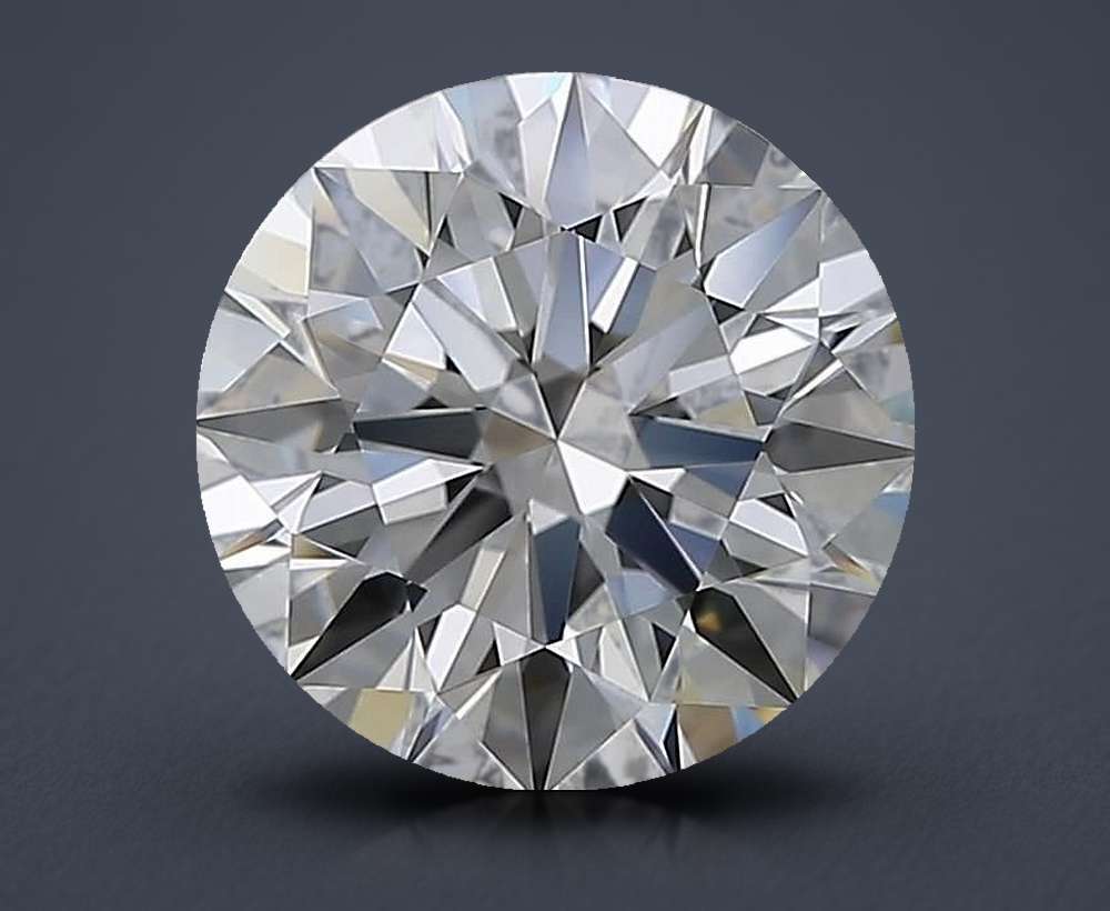 3.01ct G IF Rare Carat Ideal Cut Round Diamond