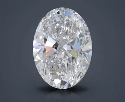 2.06ct D VVS2 Rare Carat Ideal Cut Oval Lab Grown Diamond