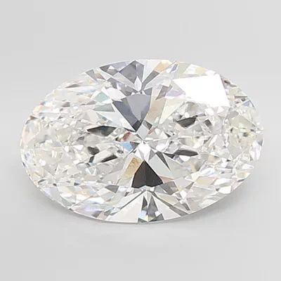 10.01ct F VVS2 Rare Carat Ideal Cut Oval Lab Grown Diamond