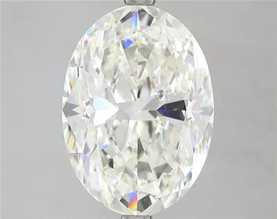 6.01ct J VS1 Rare Carat Ideal Cut Oval Diamond