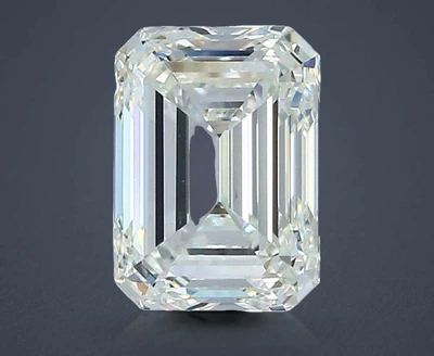 2.00ct J VVS2 Rare Carat Ideal Cut Emerald Diamond