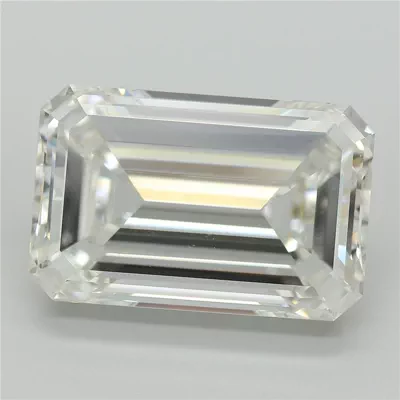 13.08ct G VVS2 Excellent Cut Emerald Lab Grown Diamond