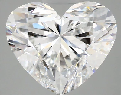 5.26ct E VS1 Rare Carat Ideal Cut Heart Lab Grown Diamond
