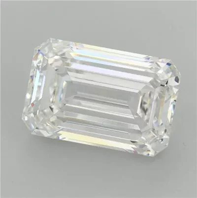 9.54ct F VS1 Rare Carat Ideal Cut Emerald Lab Grown Diamond