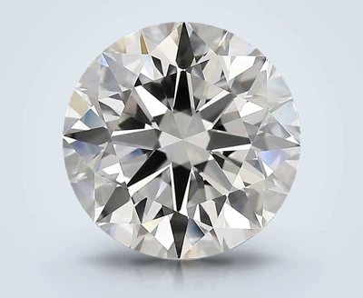 3.81ct J VVS2 Rare Carat Ideal Cut Round Diamond