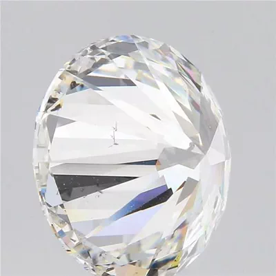 5.04ct F SI1 Rare Carat Ideal Cut Round Diamond