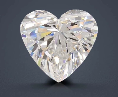 5.60ct D VS1 Rare Carat Ideal Cut Heart Lab Grown Diamond